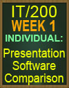 IT/200 WEEK 1 Presentation Software Comparison